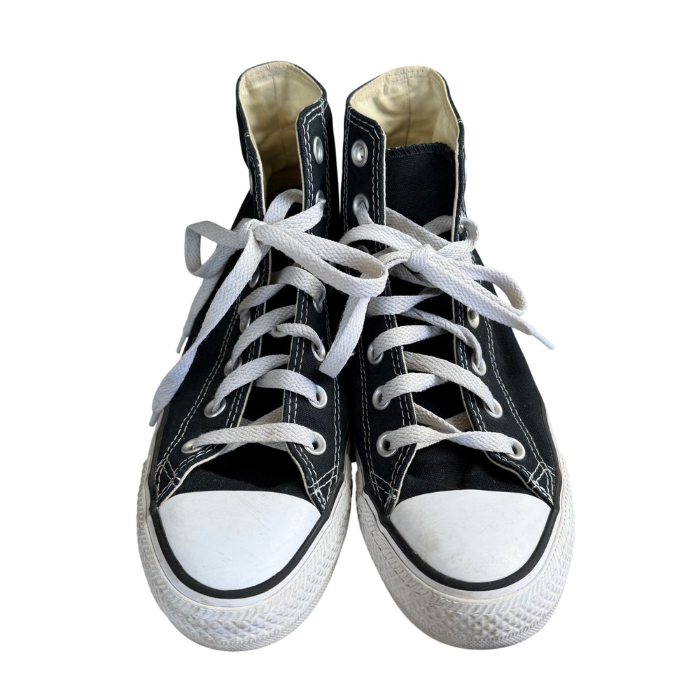 Converse Chuck Taylor All Star Unisex M5.5 W7.5 Black High Top Sneakers - M9160 - Picture 4 of 6